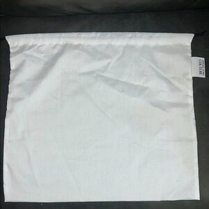 New White Drawstring Dust Bag